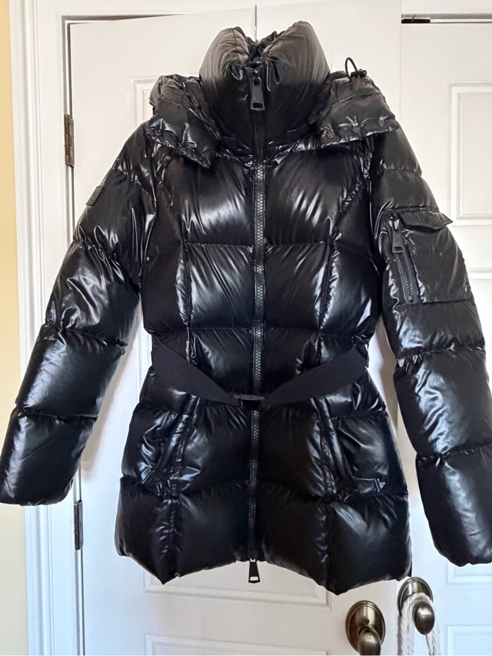 SAM Black Down Coat.  Brand New!